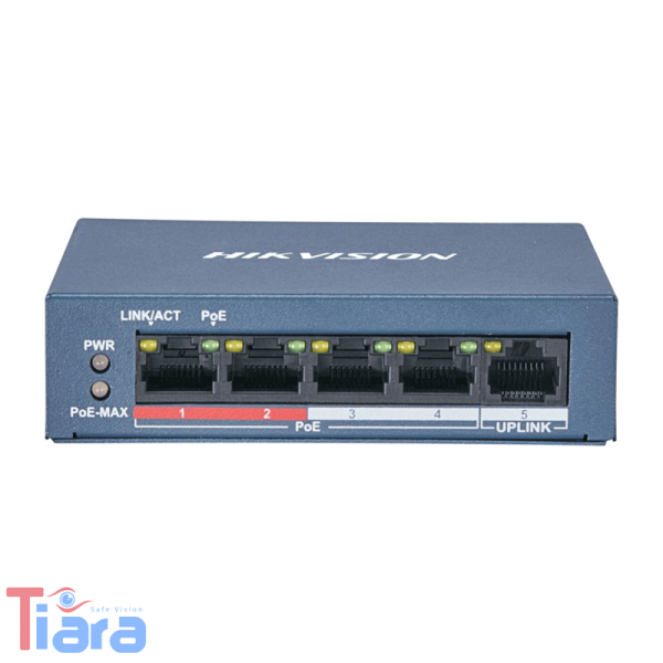 سوئیچ 4 پورت POE هایک ویژن مدل DS-3E0105P-E/M(B)