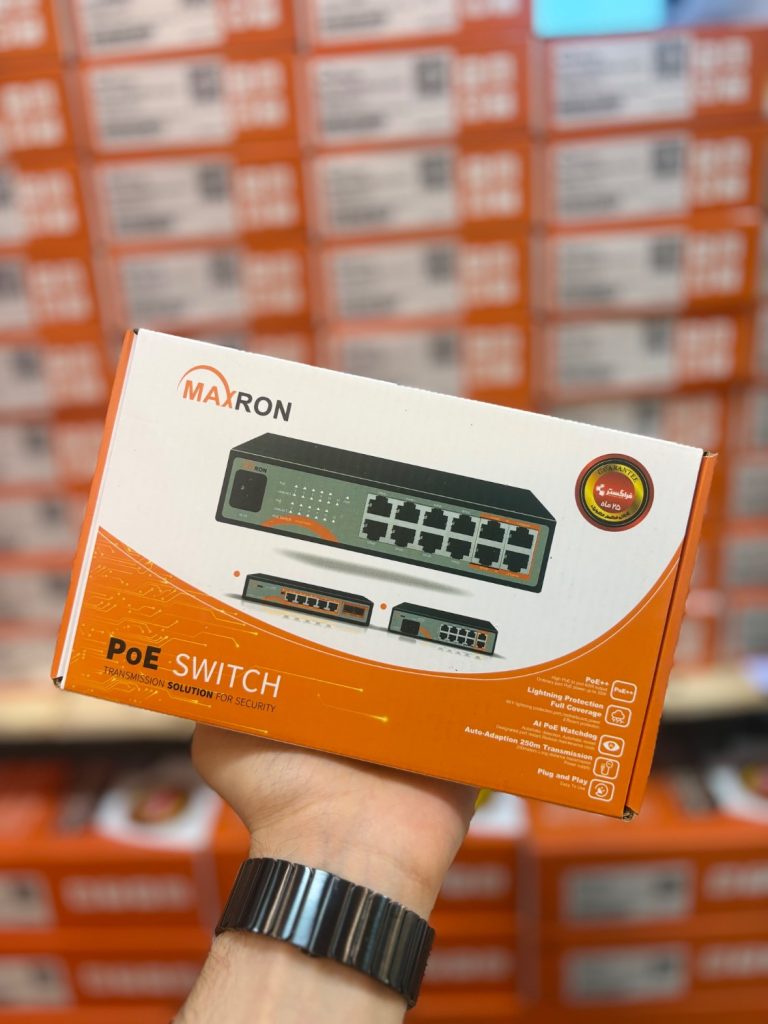 سوئیچ شبکه PoE مکسرون MSW-3008FPA-2GL-120I-V2
