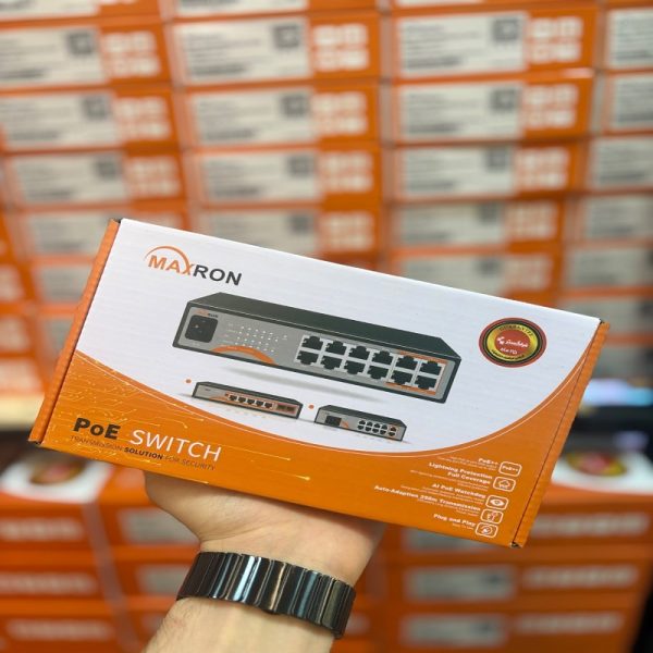 سوئیچ شبکه PoE مکسرون MSW-3004FPB-2FL-65I
