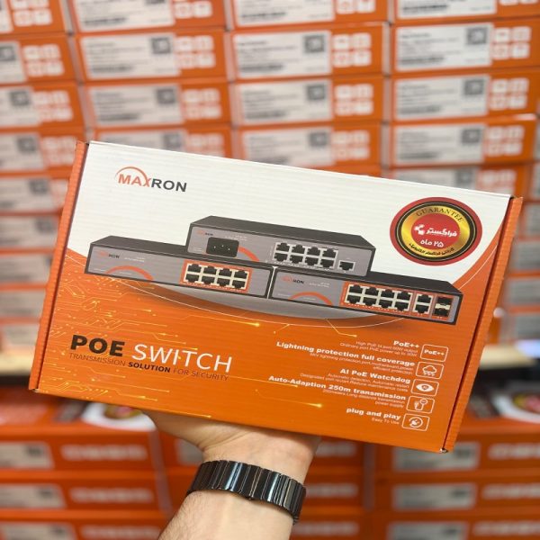 سوئیچ شبکه PoE مکسرون MSW-3104GP-1GL-65I