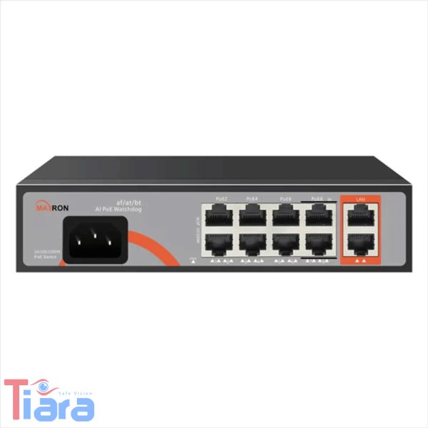 سوئیچ شبکه PoE مکسرون Maxron 3008-GP-2GL-120I