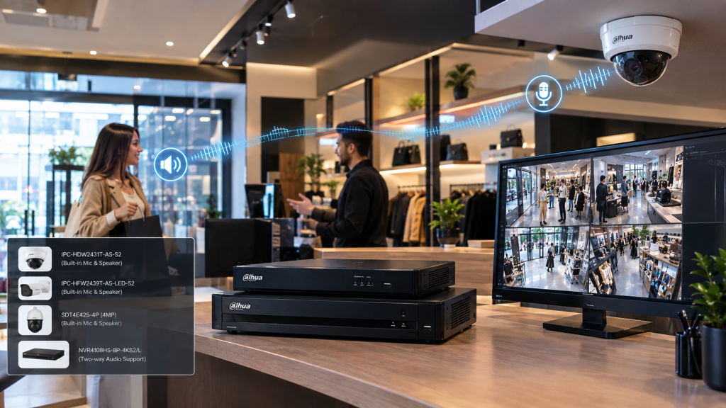 دستگاه DVR و NVR با صدای دو طرفه
